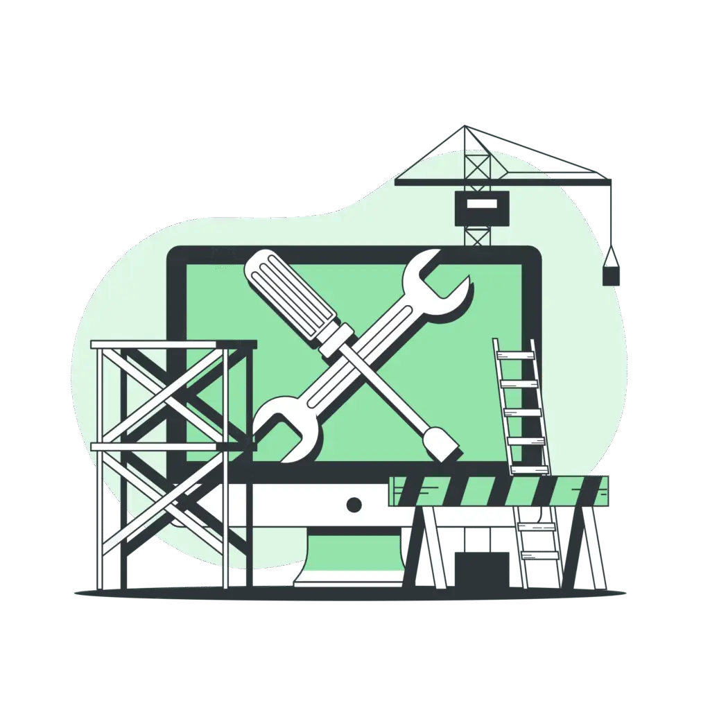 SEO website maintenance and optimization illustration by Optivusdigital